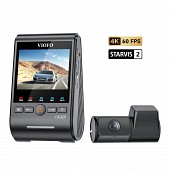 VIOFO A329 2CH First 4K 60FPS Front and 2K Rear Wi-Fi 6 Dash Cam HDR with Sony STARVIS 2 Sensors Support SSD Storage