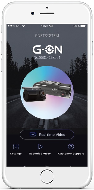 Gnet G On 2ch Fhd Dash Cam 60fps Wide Angle 160 Gps Wifi Cloud Dash Cam Hdr